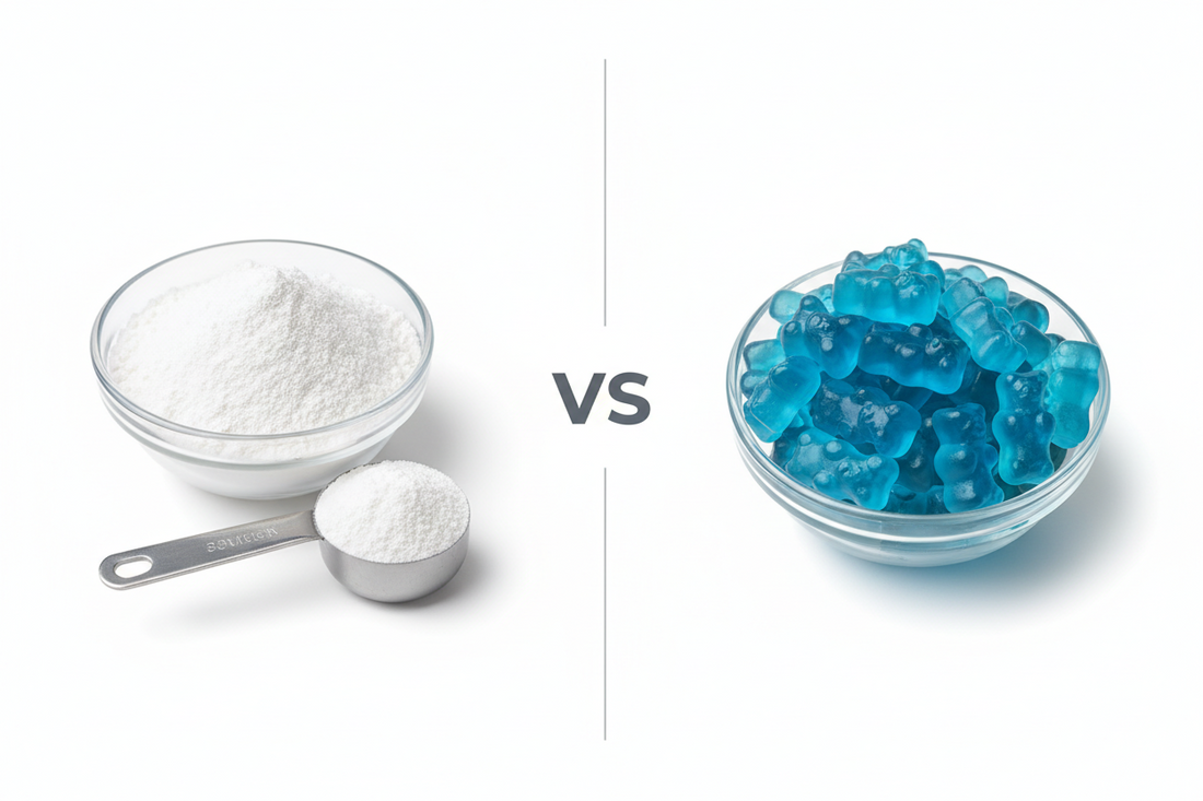 Créatine gummies ou poudre : quelle différence ?