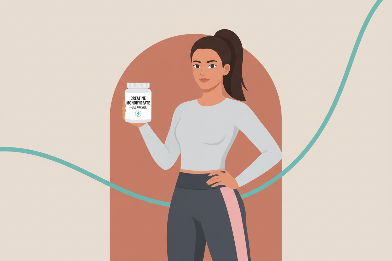 La créatine n’est pas réservée aux hommes